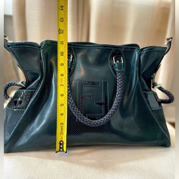 ⭐️FENDI Black Leather Tote Bag EUC - Picture 2 of 16